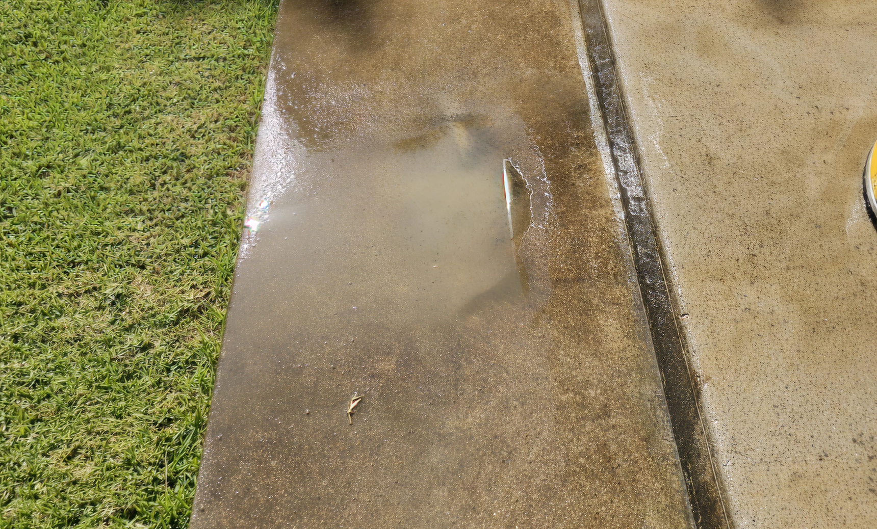 Before High Pressure Cleaning