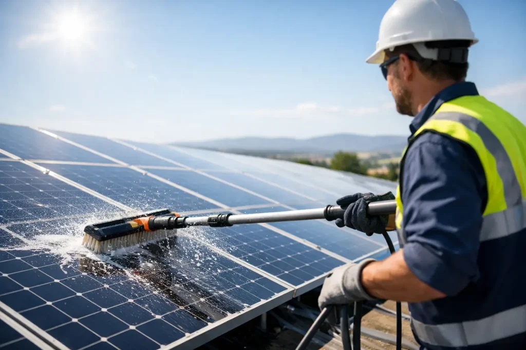 Best Way to Clean Solar Panels Safely