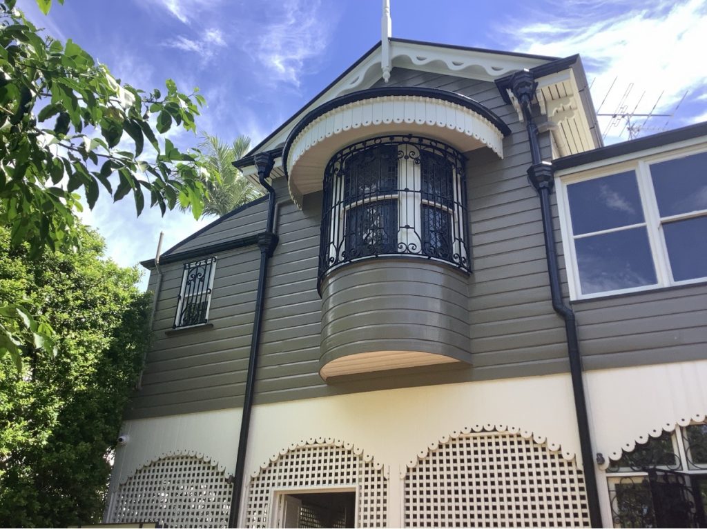 Completed house washing project in New Farm, Brisbane by House Washing Heroes