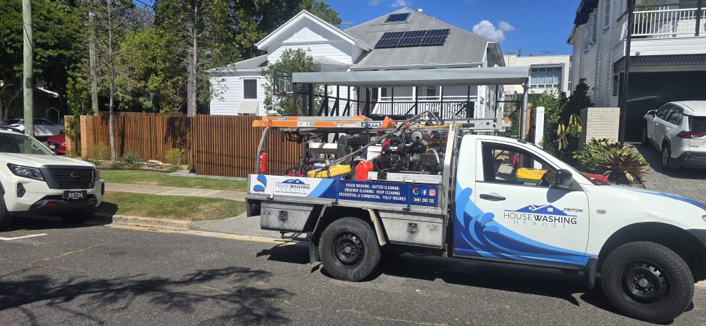 House washing service completed on a Hawthorne home by House Washing Heroes Brisbane