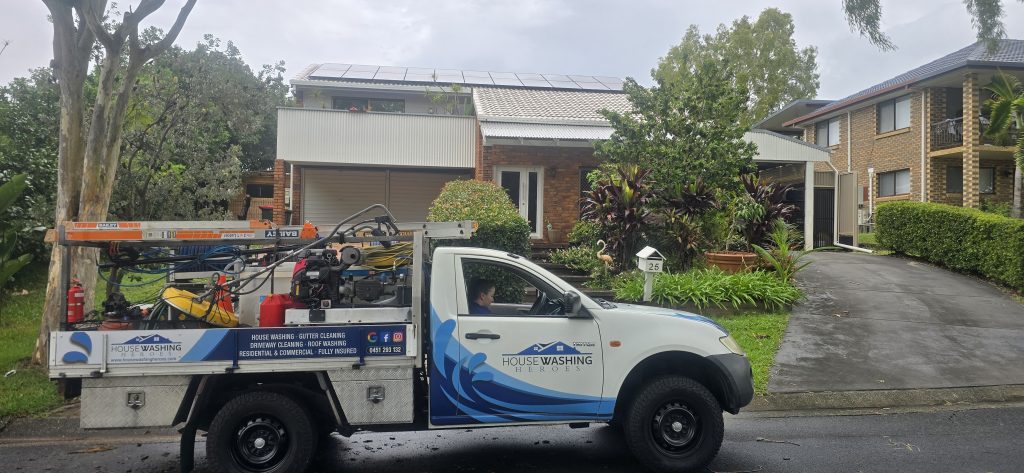 Professional house washing completed by House Washing Heroes at a home in Bracken Ridge Brisbane.